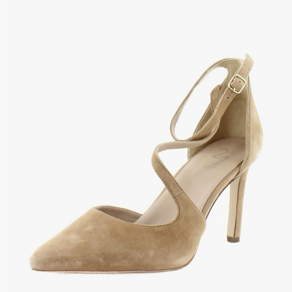 Naturalizer Abilyn Suede Strappy Heels